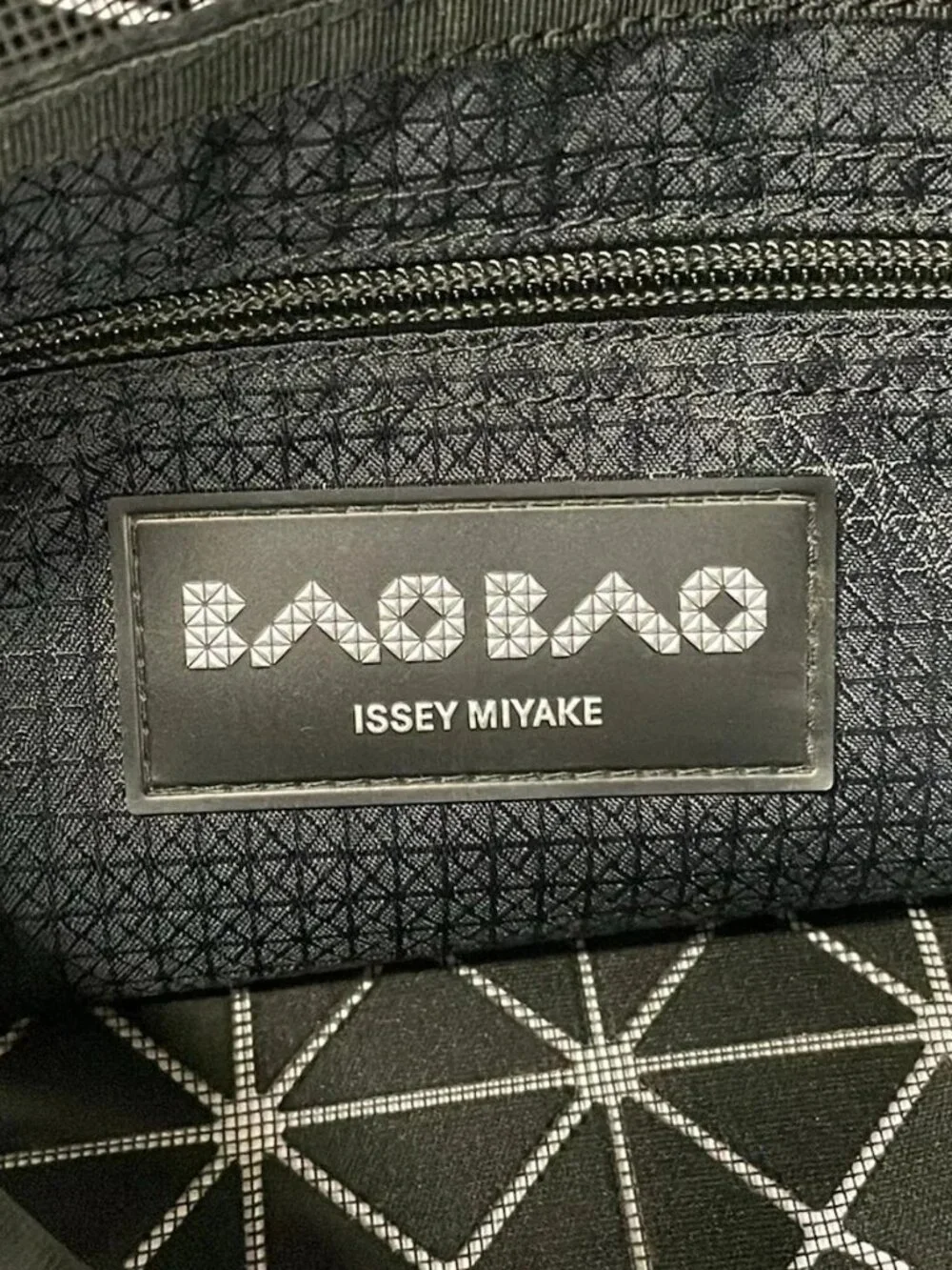BAOBAO ISSEYMIYAKE Prism Matte BB13-AG507 Pink Beige PVC Polyester Tote Bag